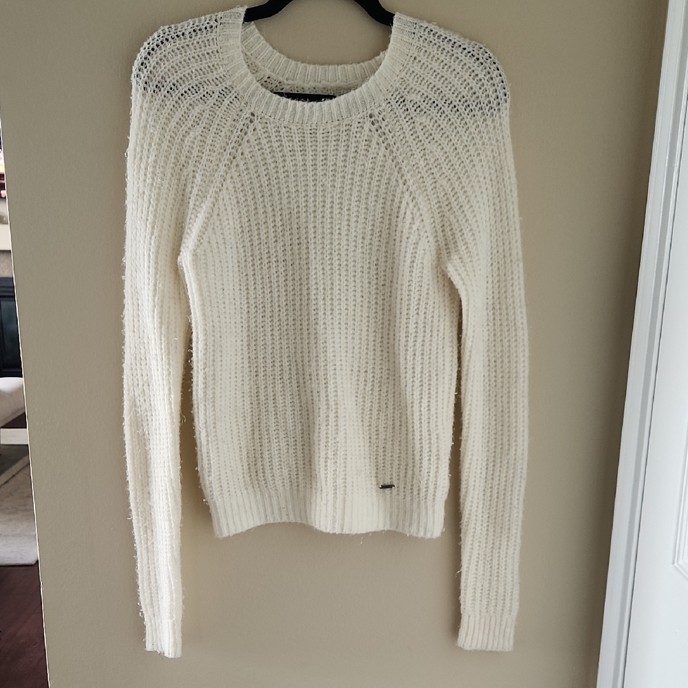 Abercrombie & Fitch Cream Knit Sweater